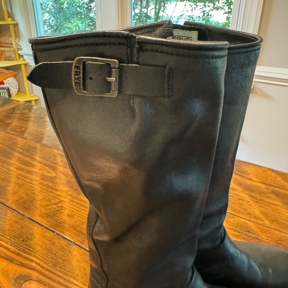 Frye Veronica Slouch Tall Riding Boots 14” shaft 100% leather Size 7.5 - Picture 4 of 13